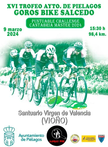  El Santuario de la Virgen de Valencia acogerá este sábado la XVI edición del Trofeo Ayuntamiento de Piélagos – Goros Bike Salcedo