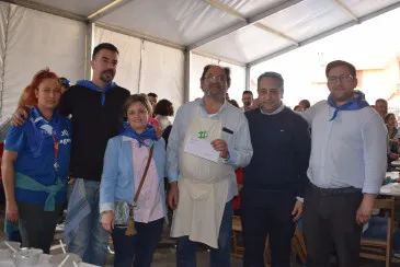  Pedro Llano, ganador del IX Concurso de ollas ferroviarias del Ayuntamiento de Piélagos celebrado este domingo en Boo