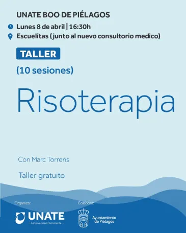 Noticias de Cantabria | El Cántabro | Abierta la inscripción gratuita en el taller de risoterapia que UNATE impartirá en su sede de Boo de Piélagos, a partir del 8 de abril