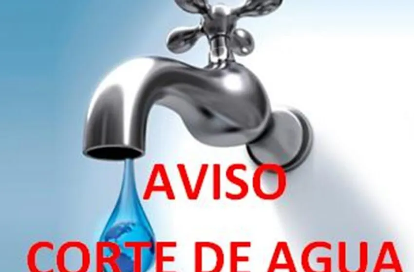 AVISO CORTE DE AGUA EN SARON EL MARTES 5 DE MARZO DE 2024
