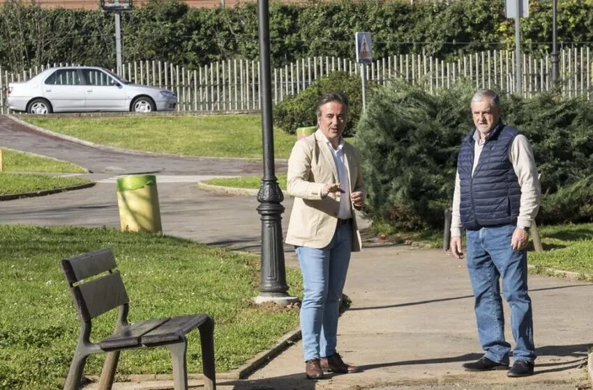  Camargo avanza en la renovación de espacios verdes del municipio incorporando iluminación y renovando el firme del Parque de Cros
