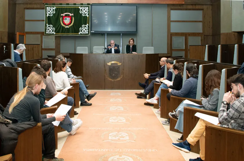  El rector Ángel Pazos se reúne por primera vez con la nueva Junta Directiva del CEUC