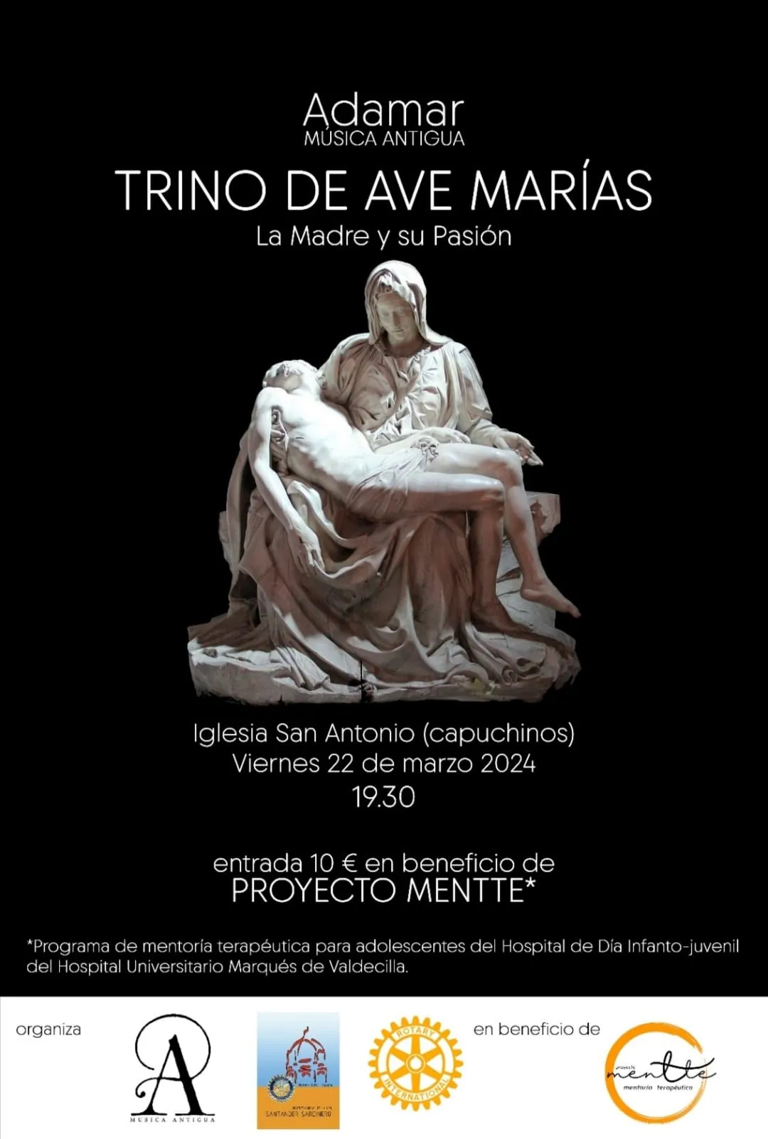 Noticias de Cantabria | El Cántabro | Adamar Música Antigua presenta Trino de Ave Marías, La Madre y su Pasión.