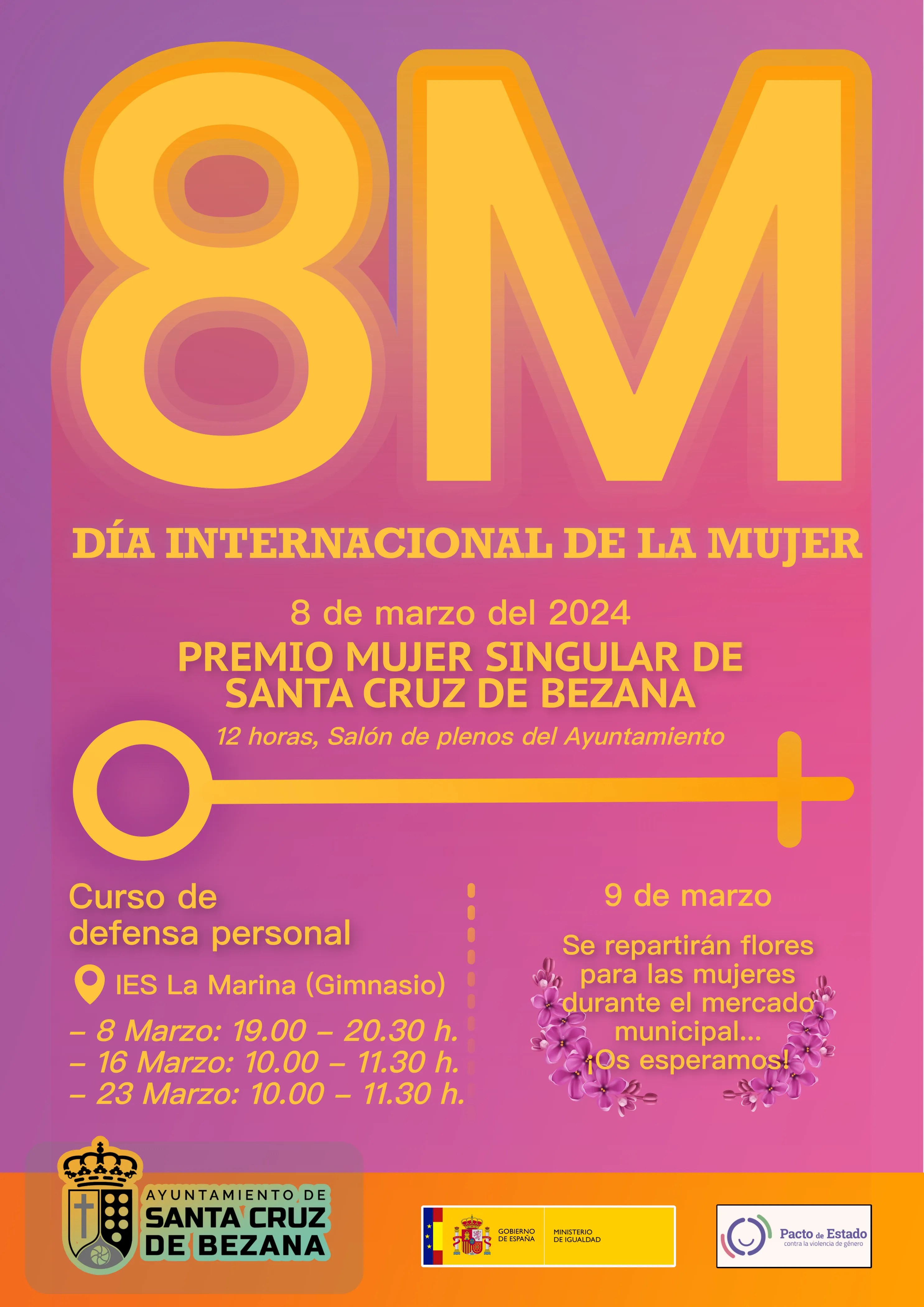 Noticias de Cantabria | El Cántabro | Dentro de los actos previstos para conmemorar el Día Internacional de la Mujer, se organizará un curso de defensa personal femenino y una entrega de flores dentro del I Mercado Extraordinario Bezana