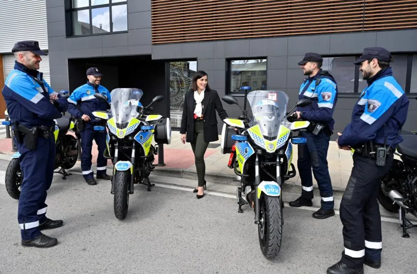  La Policía Local de Santander incorpora cuatro nuevas motocicletas a su parque móvil