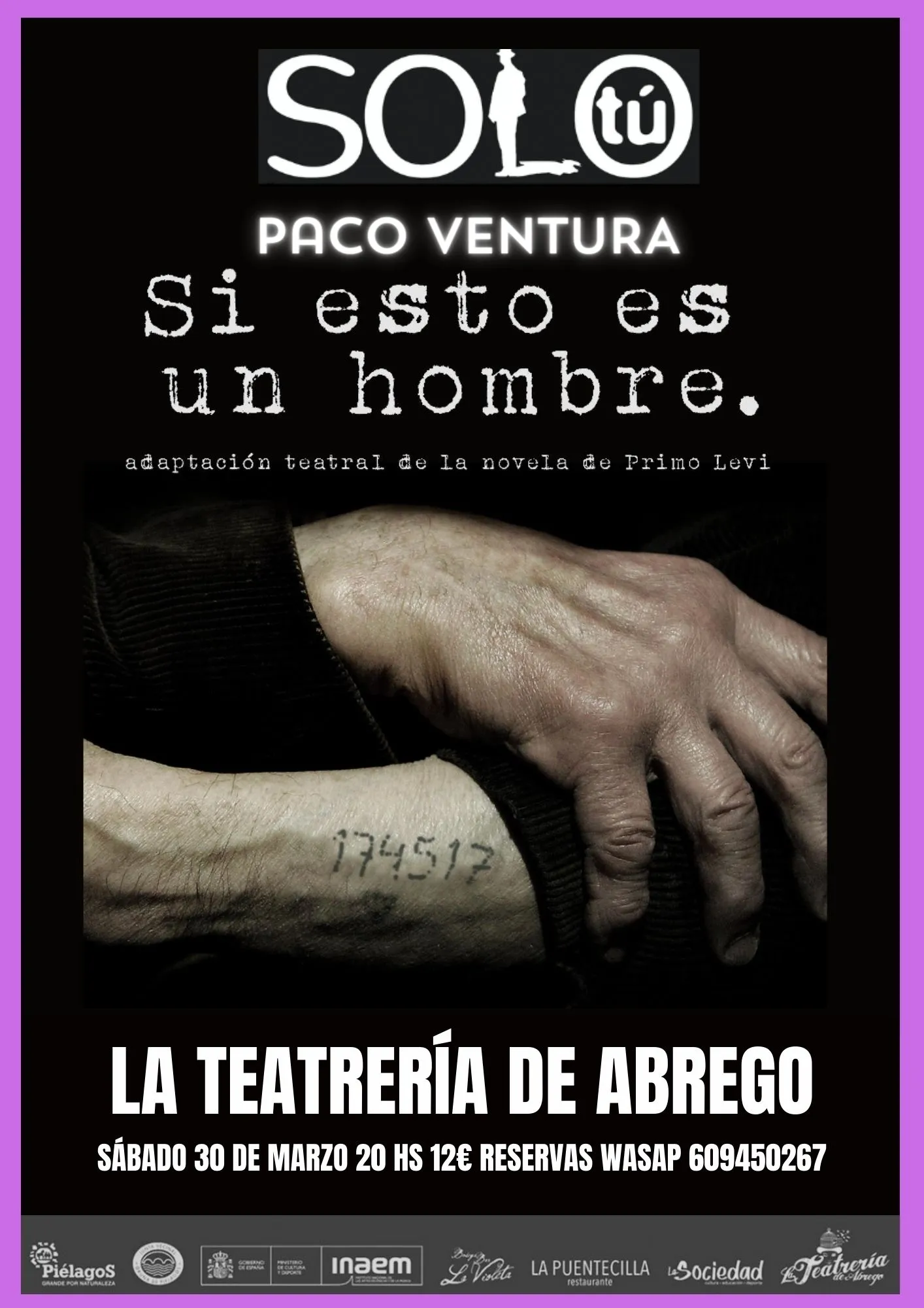 Noticias de Cantabria | El Cántabro | X MUESTRA INTERNACIONAL DE TEATRO UNIPERSONAL SOLO TU LA TEATRERIA DE ABREGO 2024 DÉCIMA EDICIÓN