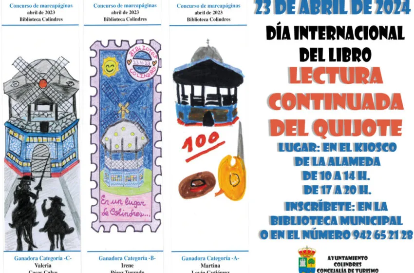  EL AYUNTAMIENTO DE COLINDRES CONMEMORA EL DÍA INTERNACIONAL DEL LIBRO CON UNA SEMANA REPLETA DE ACTIVIDADES.