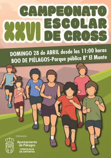  El Ayuntamiento de Piélagos celebrará este domingo en Boo la XXVI edición del Campeonato escolar de cross