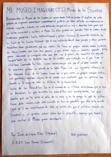  Inés de Luque Díez, usuaria de la Biblioteca municipal de Liencres y alumna del CEIP Las Dunas, ganadora del Certamen nacional ‘Dilo en buen español’ 2024