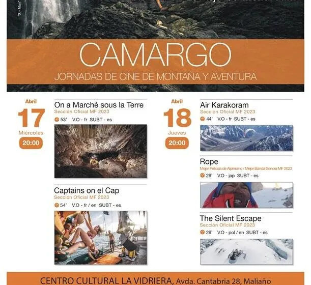  El Mendi Tour recala en Camargo en el mes de abril con cinco propuestas de cine de montaña y aventura