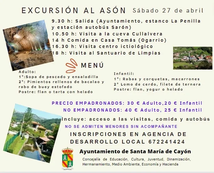  Nos vamos de excursión 🎉🎉🎉🎉🎉 al Asón