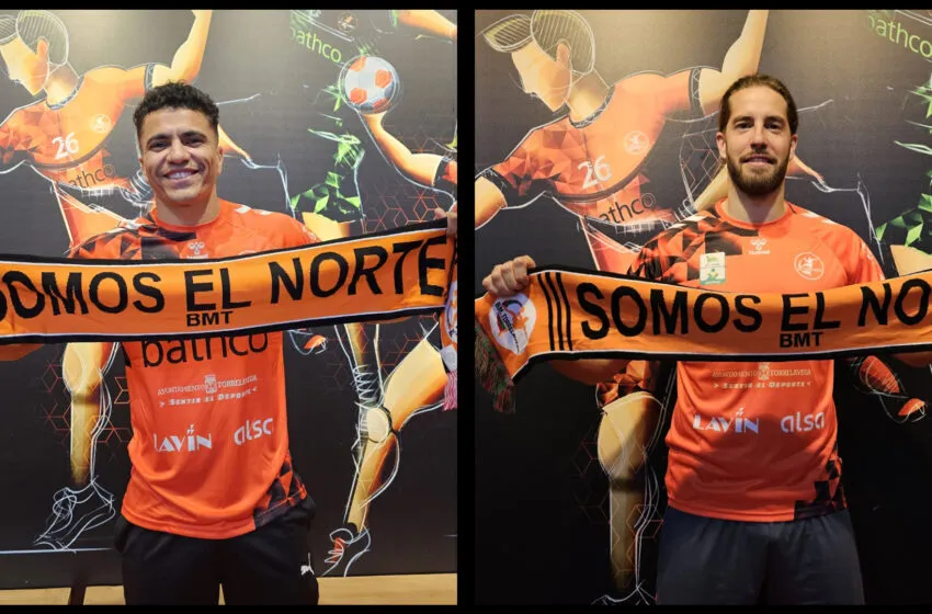 El Bathco BM Torrelavega se refuerza con Héctor González y Matheus de Novais hasta final de temporada