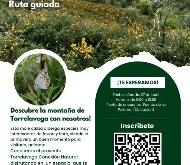 Un taller de mariposas y rutas guiadas al Dobra y al Parque de Las Tablas dentro del programa de actividades de ‘Torrelavega Conexión Natural’