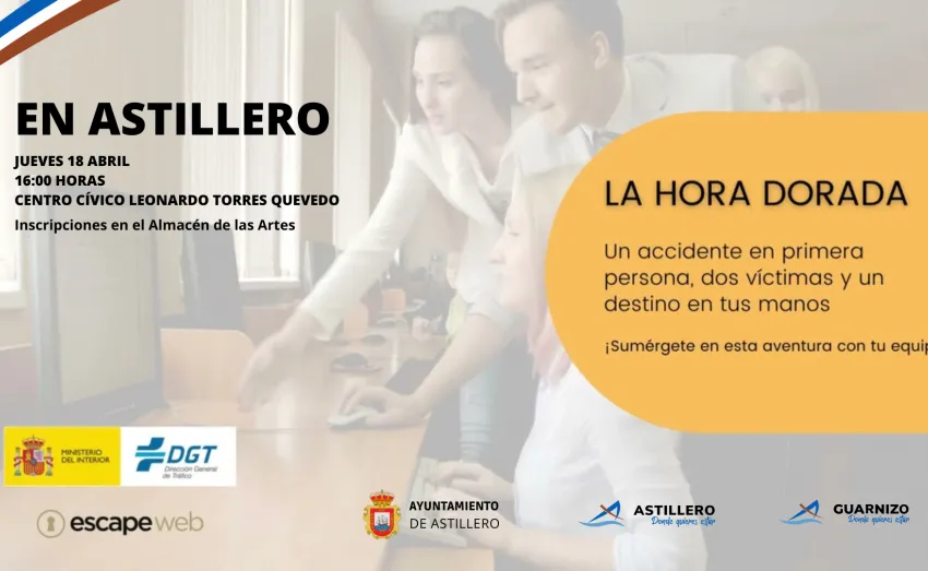  EL CENTRO CÍVICO LEONARDO TORRES QUEVEDO ACOGE EL ESCAPE ROOM DE LA DGT “LA HORA DORADA”