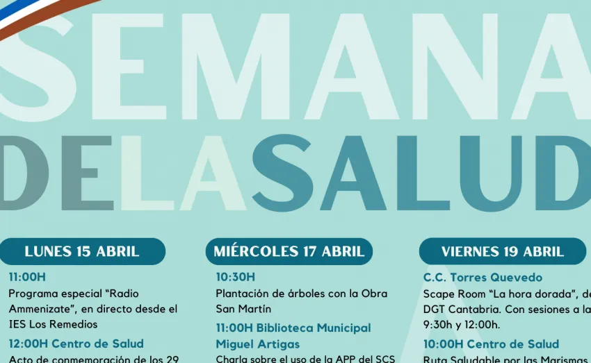 ASTILLERO CONMEMORA LA SEMANA DE LA SALUD DEL 15 AL 21 DE ABRIL