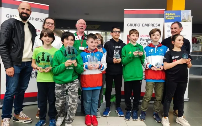 Más de un centenar de jugadores se dieron cita en el Torneo de Ajedrez Escolar