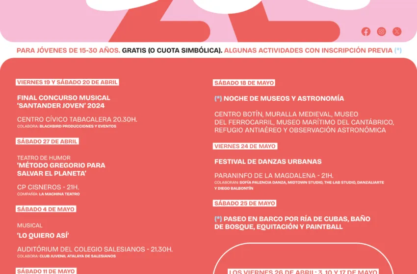 Noticias de Cantabria | El Cántabro | ‘La Noche es Joven’ ofrece este fin de semana talleres, juegos de escape y noche de humor