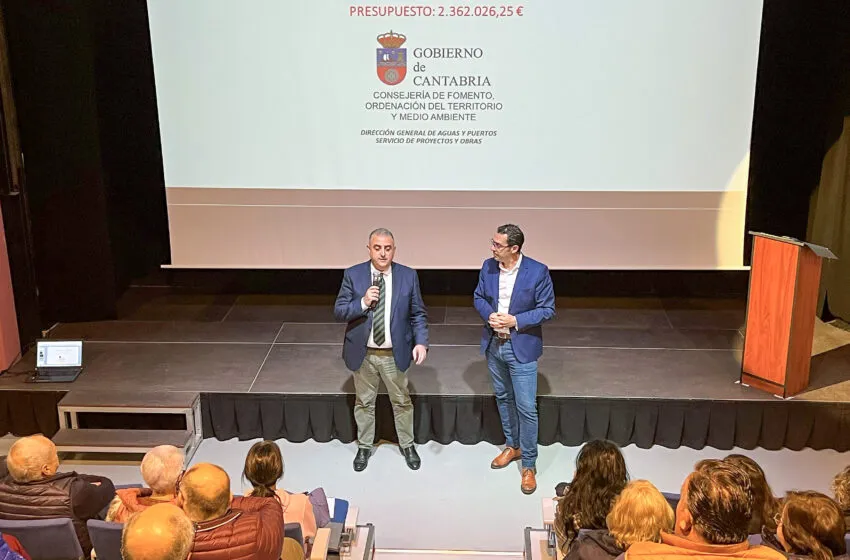  Fomento y Val de San Vicente presentan a los vecinos de Molleda el proyecto técnico para acabar con las inundaciones recurrentes que sufre la localidad