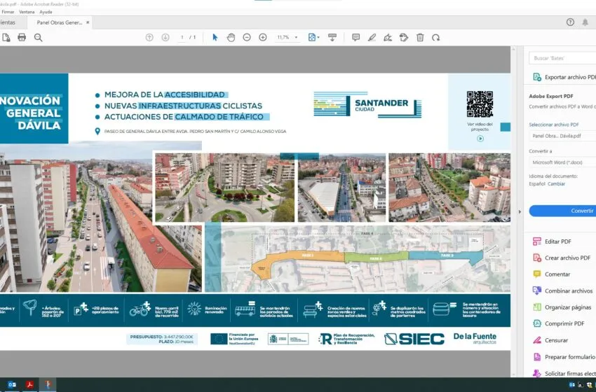 Noticias de Cantabria | El Cántabro | Comienzan las obras del Plan Director de General Dávila, entre Los Osos y Camilo Alonso Vega