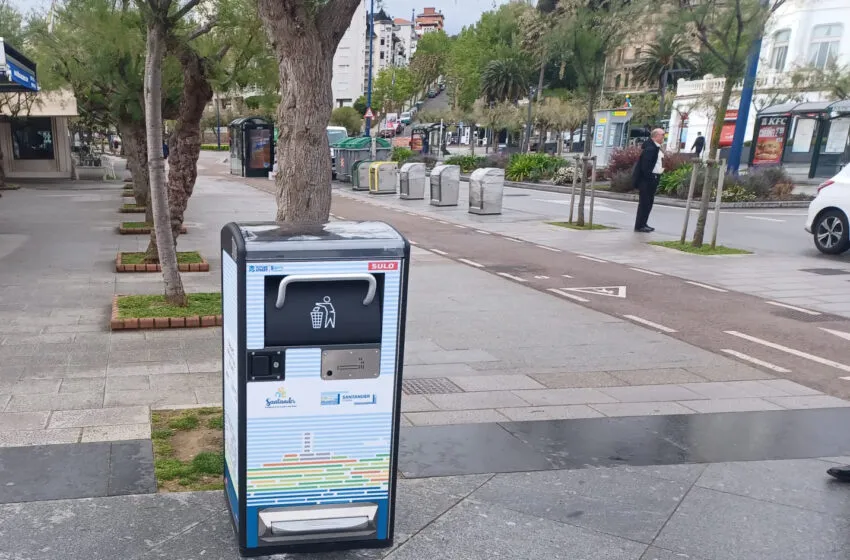  Comienza la instalación de papeleras inteligentes en Santander