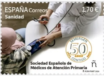 Noticias de Cantabria | El Cántabro | Correos presenta un sello dedicado al 50º aniversario de la Sociedad Española de Médicos de Atención Primaria