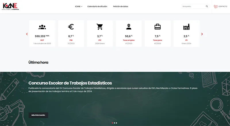  El ICANE estrena un portal web más moderno y accesible y con un diseño centrado en el usuario