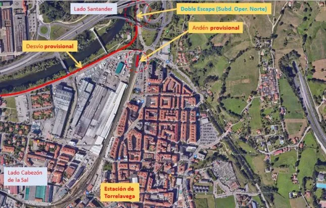  Torrelavega contará con un apeadero provisional en La Carmencita mientras duren las obras del soterramiento