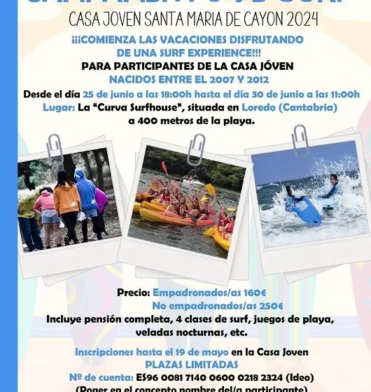  Apúntate para disfrutar este verano del Campamento de Surf