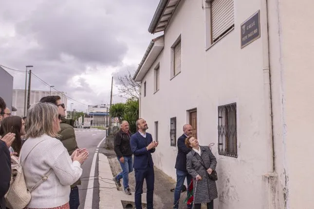 El jugador de bolos Pepe Ingelmo ya tiene una calle en Torrelavega