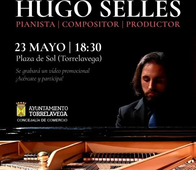  Concierto del pianista Hugo Selles este jueves en la Plazuela del Sol