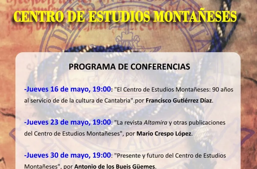  EL CENTRO DE ESTUDIOS MONTAÑESES CELEBRA SU 90º ANIVERSARIO EN EL PARLAMENTO CON TRES CONFERENCIAS