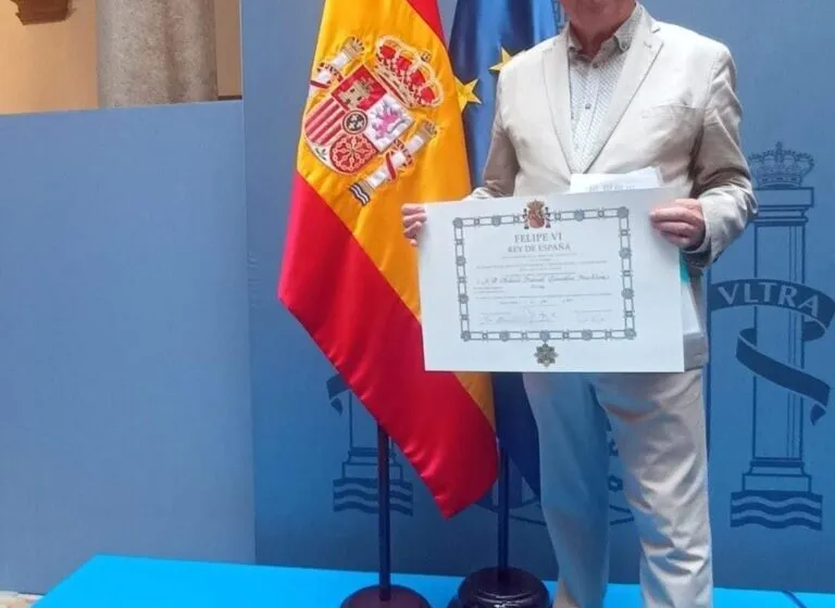  Medalla de plata para Obdulio González Martínez