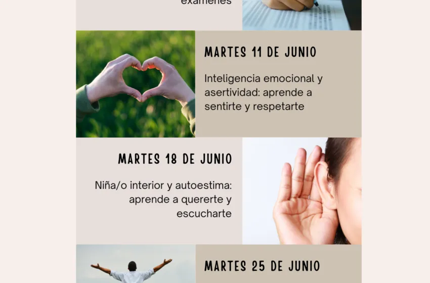 Espacio Joven amplía su programación con cuatro talleres sobre bienestar emocional