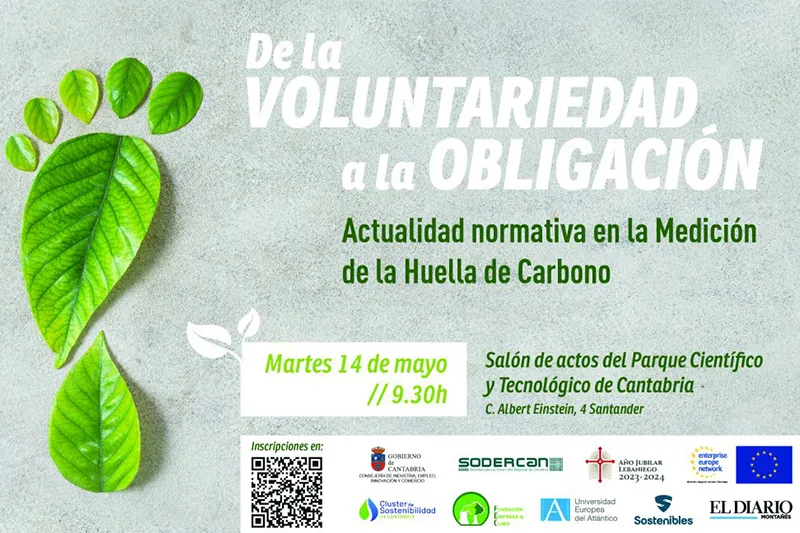 Noticias de Cantabria | El Cántabro | SODERCAN organiza una jornada sobre 'Actualidad normativa en la medición de la huella de carbono'