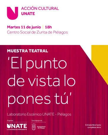 Noticias de Cantabria | El Cántabro | El Laboratorio escénico de UNATE en Piélagos pondrá en valor este martes el proceso creativo desarrollado durante el curso 2023-2024 con una muestra teatral