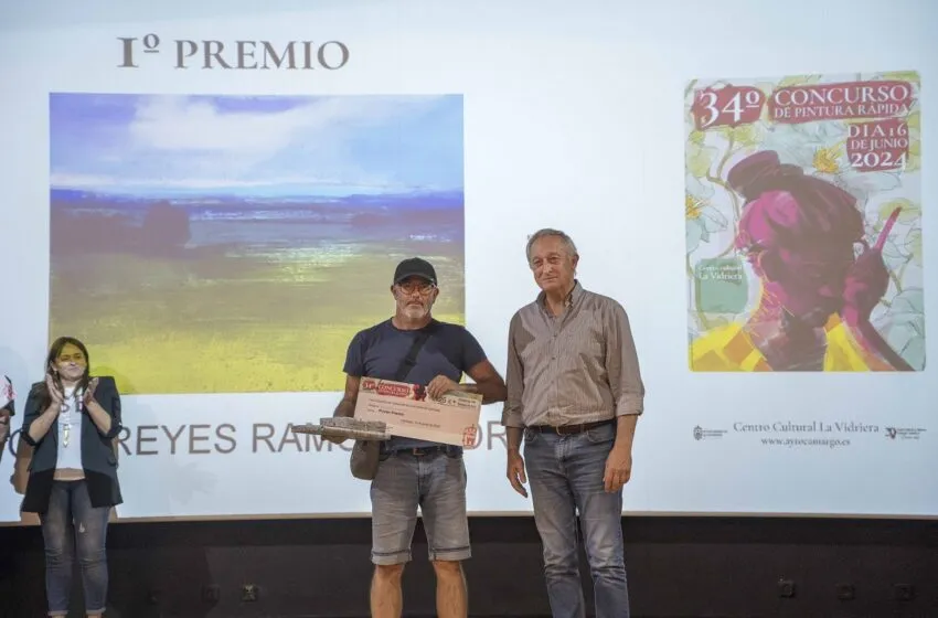  José Reyes Ramos gana el primer premio del 34º Concurso de Pintura Rápida al aire libre del Ayuntamiento de Camargo