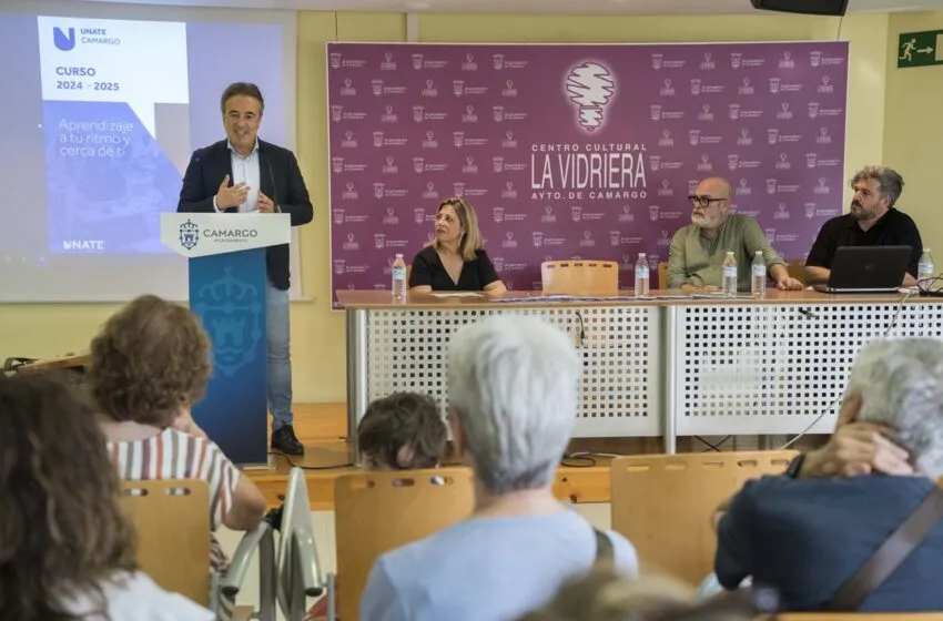  El Ayuntamiento de Camargo y UNATE presentan una oferta formativa para el próximo curso con 14 actividades