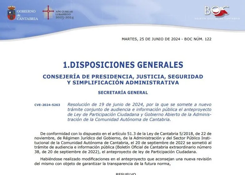 Presidencia hace modificaciones profundas del texto de la ley de participación ciudadana y lo somete a un nuevo trámite conjunto de audiencia e información pública