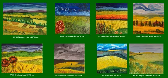  Exposición de óleos de F. Gochi en el Castillo de Argüeso