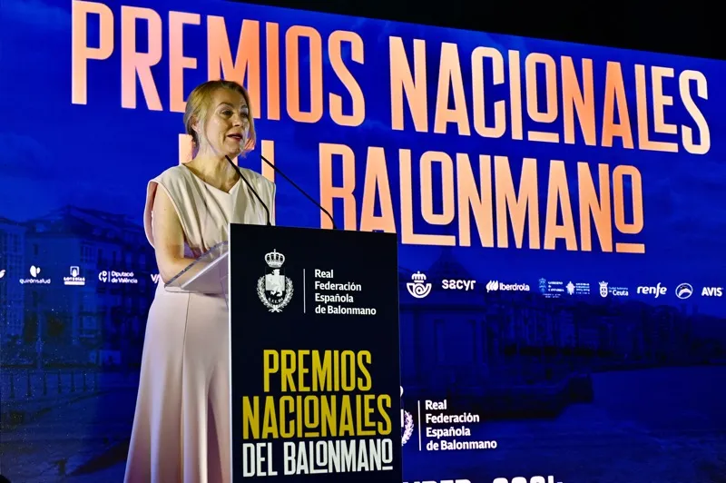  La consejera de Cultura asiste a la Gala de entrega de los Premios Nacionales de la Federación Española de Balonmano