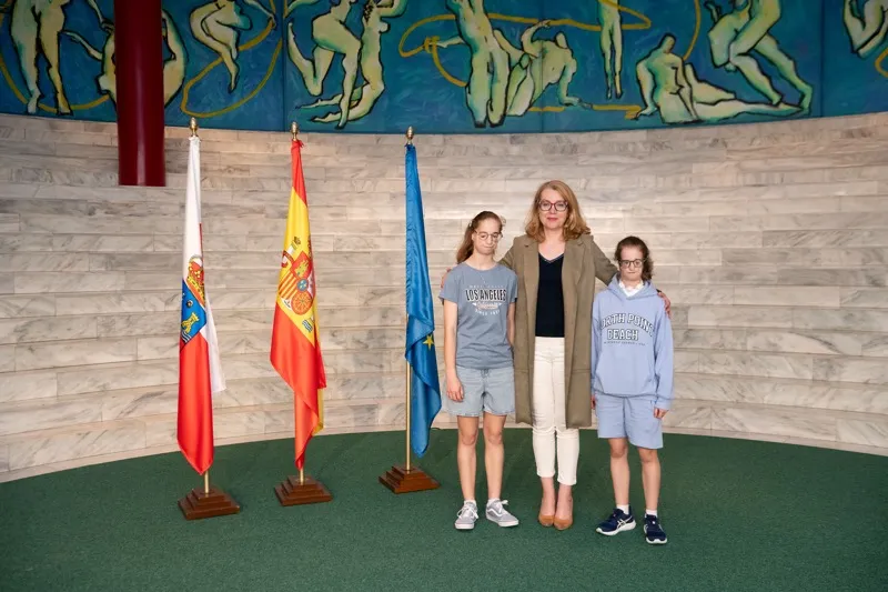 Eva Guillermina Fernández destaca el «esfuerzo» de María y Lucía Puente en el campeonato de España de Tenis para Sordos