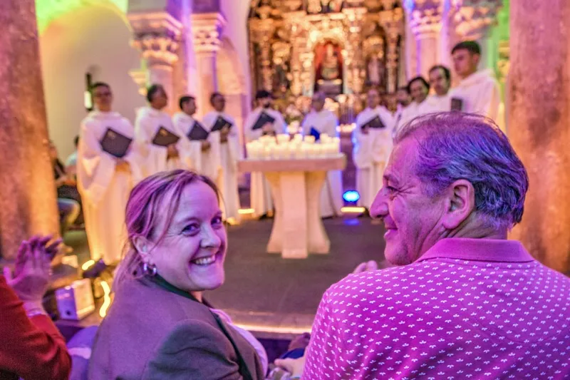  La consejera de Presidencia asiste al segundo concierto del grupo ‘Schola Antigua’ en Santa María de Lebeña