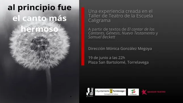  El Taller de Teatro de la Escuela Caligrama representan ‘Al final fue el canto más hermoso’ en la Plaza Baldomero Iglesias