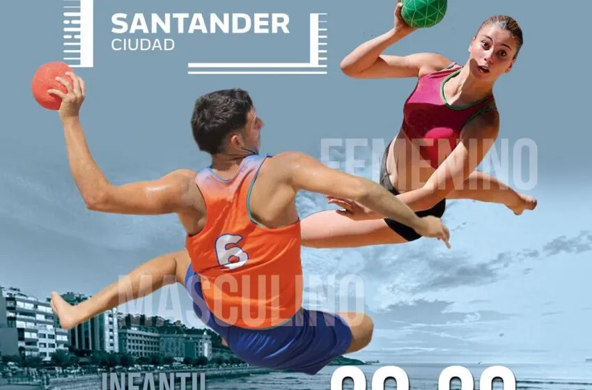 La Segunda del Sardinero acoge el I Torneo Open Santander Ciudad de balonmano playa