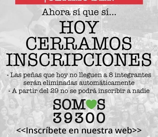  676 peñas y 13.141 peñistas inscritos en la 3ª edición de la Liga de Peñas Somos39300
