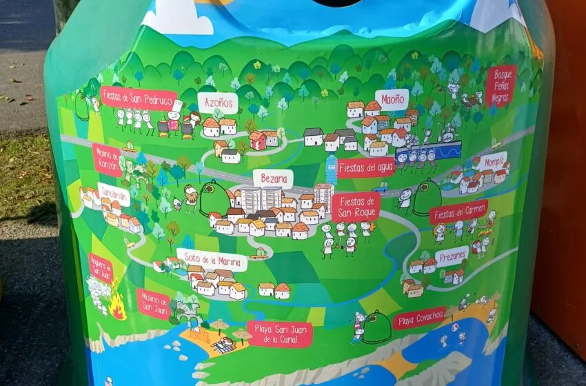  Santa Cruz de Bezana supera el ‘Reto Mapamundi’ y consigue la instalación de seis nuevos contenedores de vidrio personalizados