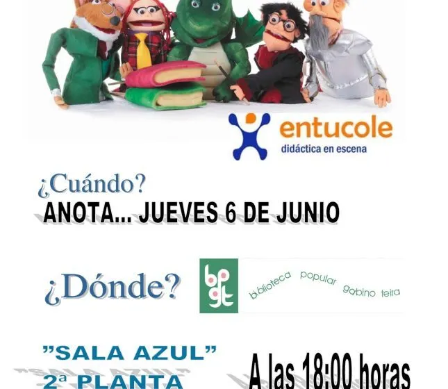  Actividades de animación a la lectura en la Biblioteca Municipal Gabino Teira