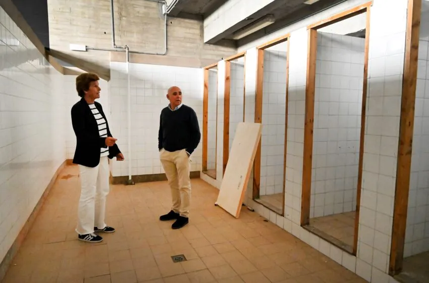  Comienzan las obras para la reforma de los baños de los Campos de Sport