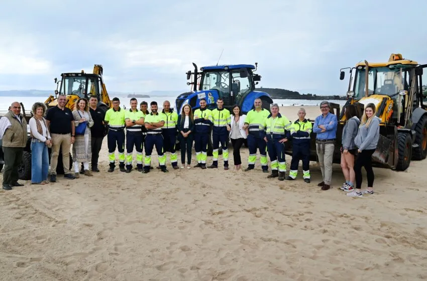 Noticias de Cantabria | El Cántabro | Gema Igual presenta el servicio de salvamento y socorrismo y el dispositivo de limpieza en playas