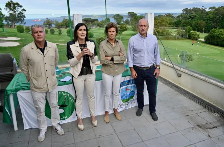  La alcaldesa entrega los trofeos de los torneos de reapertura del golf de Mataleñas